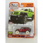 Auto World 1:64 Jeep Wrangler Unlimited Moab Edition 2013 ULTRA RED